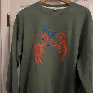 Lobster Oversized Sweatshirt Size L